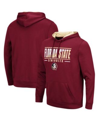 Men's Garnet Florida State Seminoles Slash Stack 2.0 Pullover Hoodie