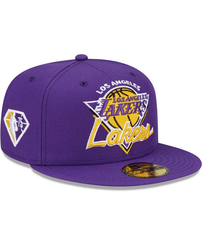 Men's New Era Purple Los Angeles Lakers 2021 NBA Tip-Off Team Color 59FIFTY Fitted Hat