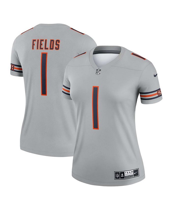 Lids Justin Fields Chicago Bears Nike Youth Inverted Game Jersey - Gray