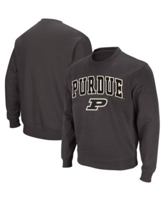 Men's Purdue Boilermakers Arch & Logo Crew Neck Sweatshirt