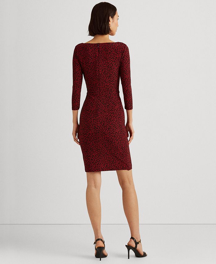 Ralph lauren twisted knot jersey dress Clearance