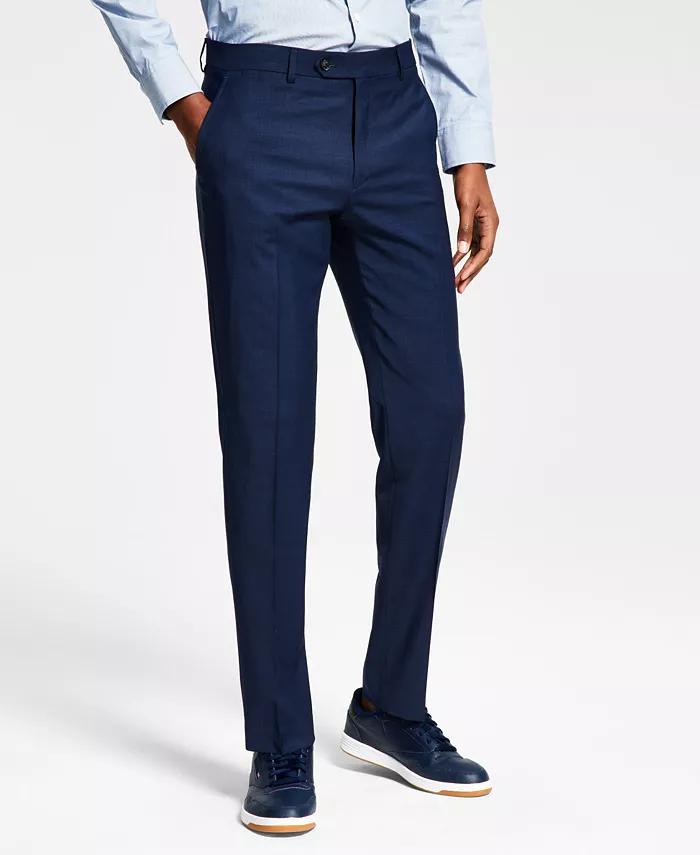 Men's Modern-Fit Wool TH-Flex Stretch Suit Separates Pant - thumbnail 2