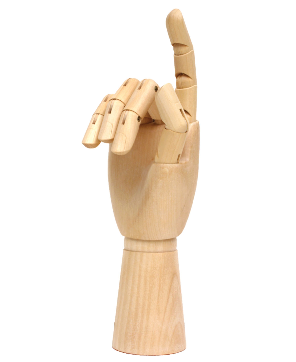 Articulated Wooden Right Hand - Natural