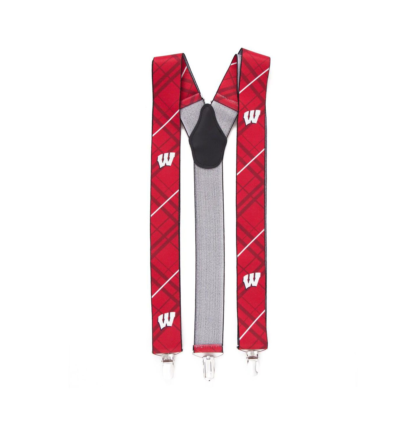 Мужские подтяжки Eagles Wings Red Wisconsin Badgers Suspenders — фото 1
