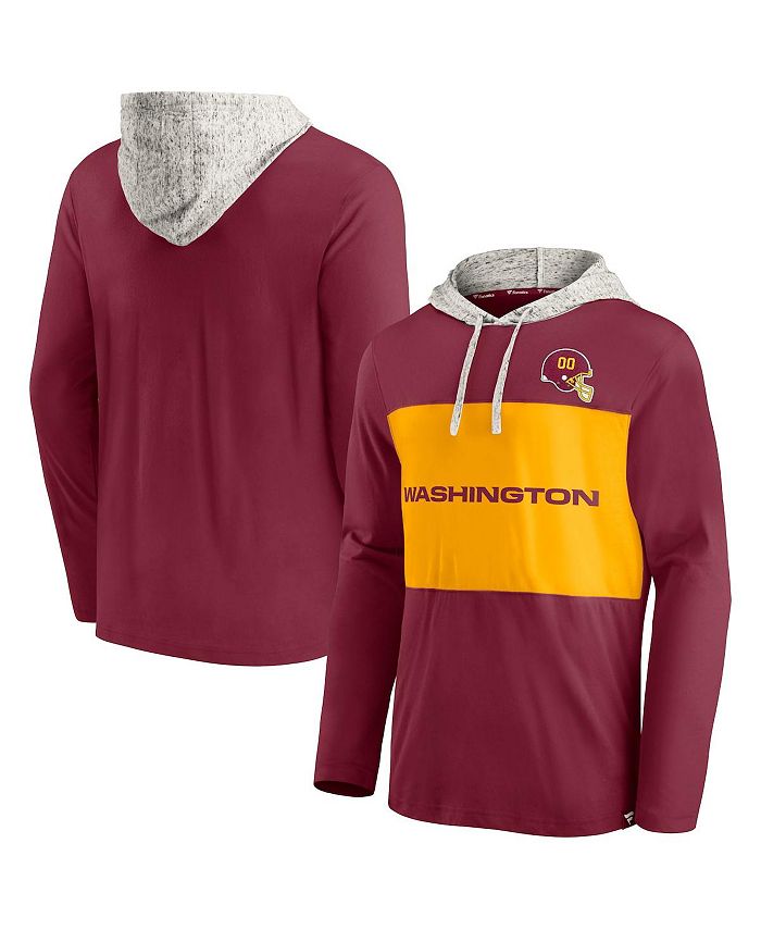 Fanatics Men's Burgundy Washington Football Team Long Sleeve Hoodie T-shirt  - Macy's
