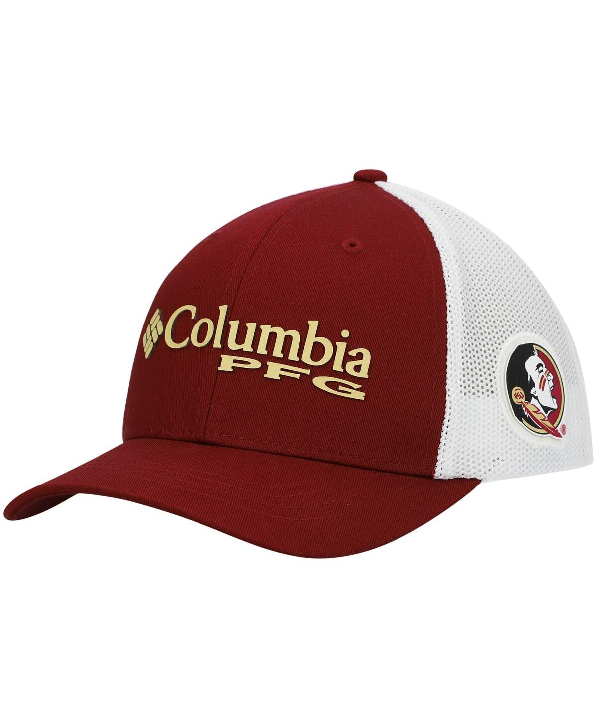 Shop Columbia Boys Garnet Florida State Seminoles Collegiate Pfg Flex Snapback Hat
