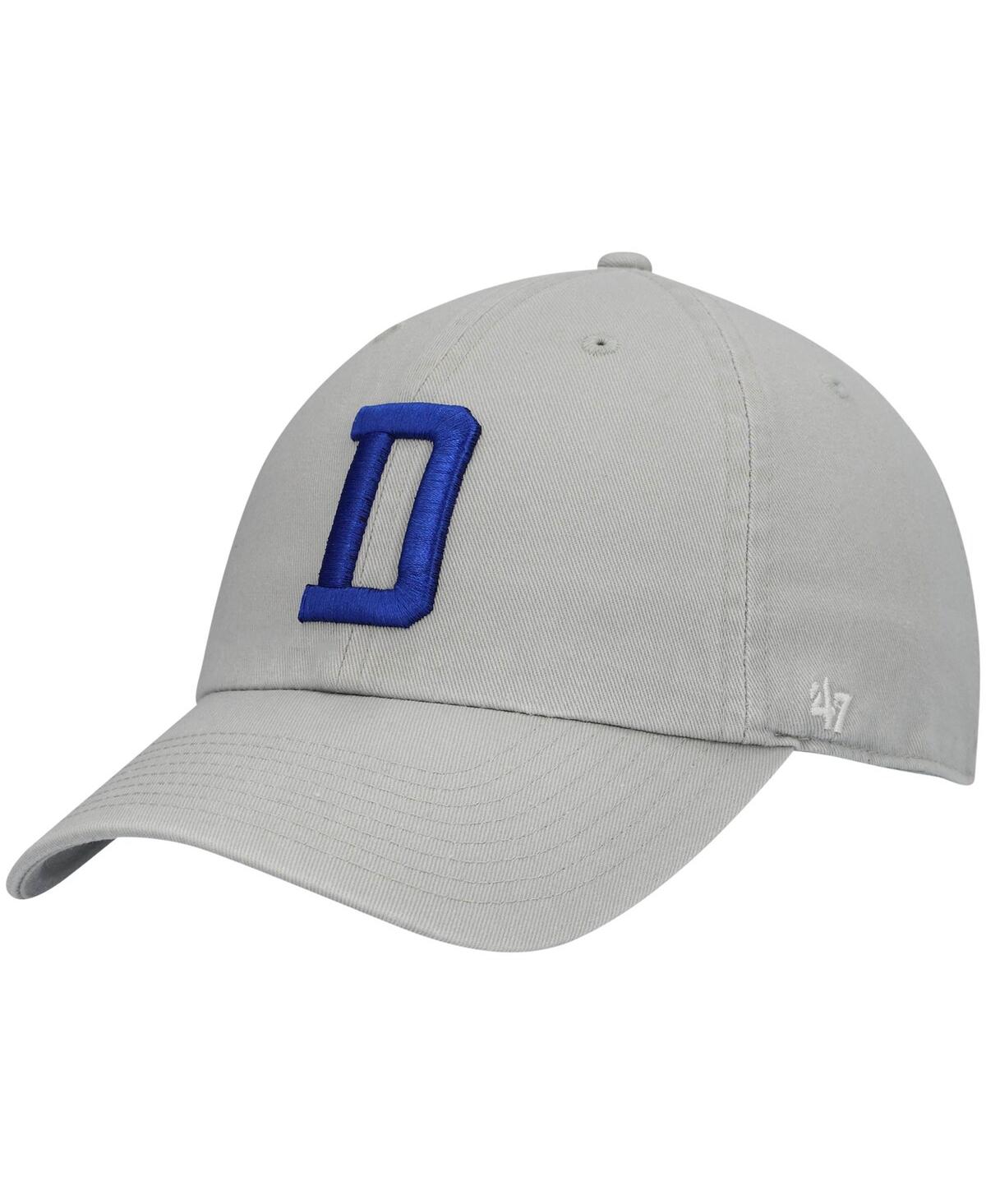 Men's Gray Dallas Cowboys Clean Up Adjustable Hat - Gray