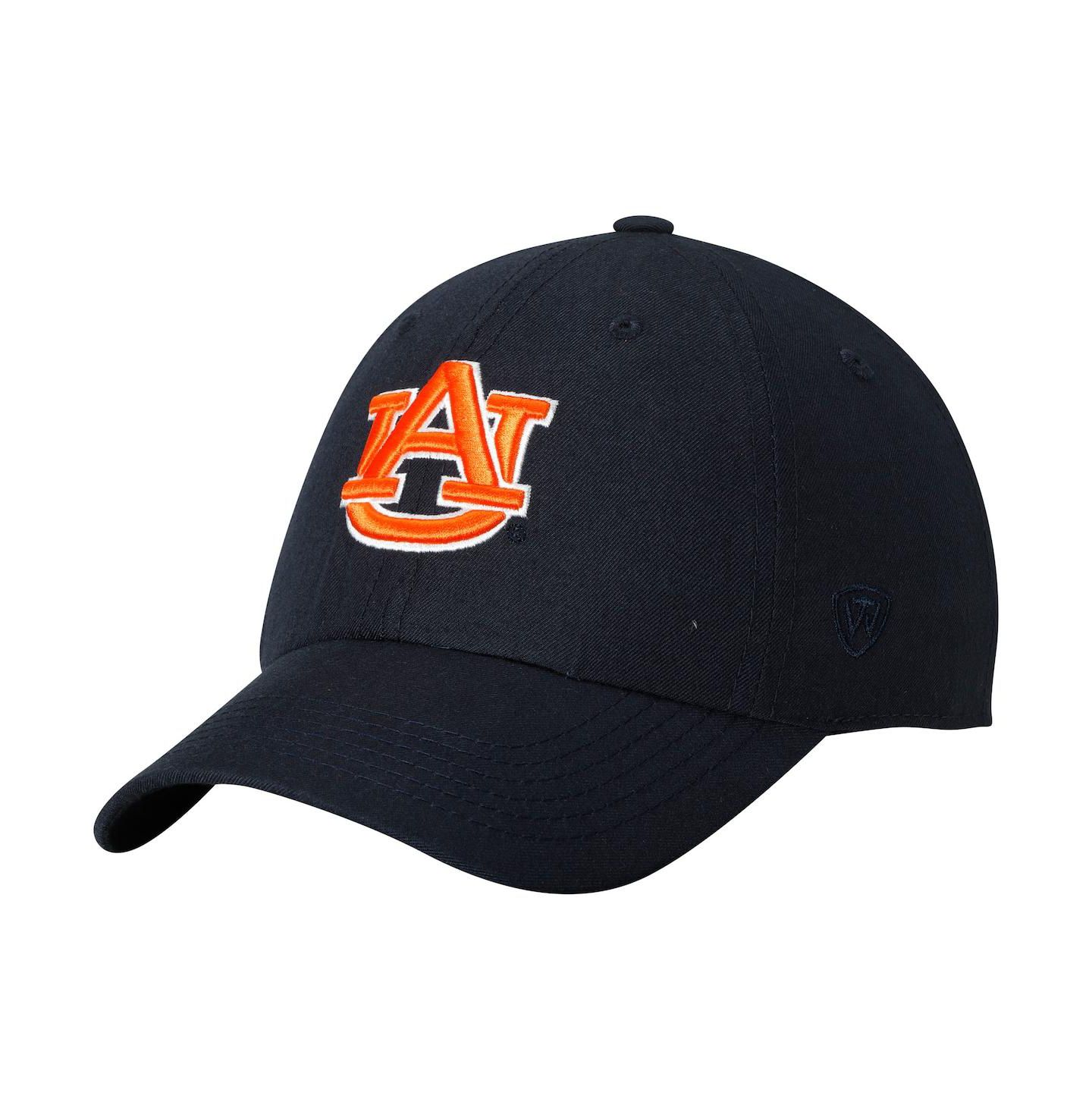 Мужская кепка Top of the World Navy Auburn Tigers Primary Logo Staple Adjustable Hat — фото 2