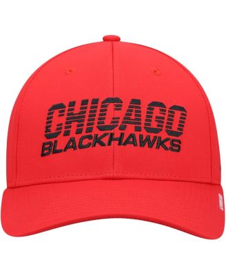 Men's Red Chicago Blackhawks 2021 Locker Room AEROREADY Flex Hat
