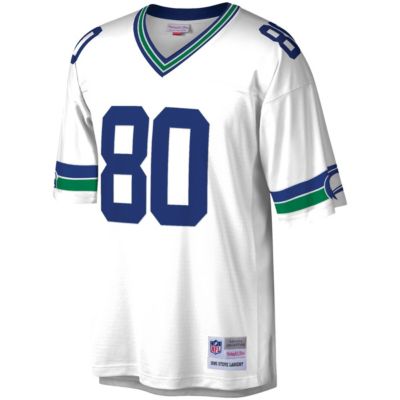 Men's Steve Largent White Seattle Seahawks Legacy Replica Jersey