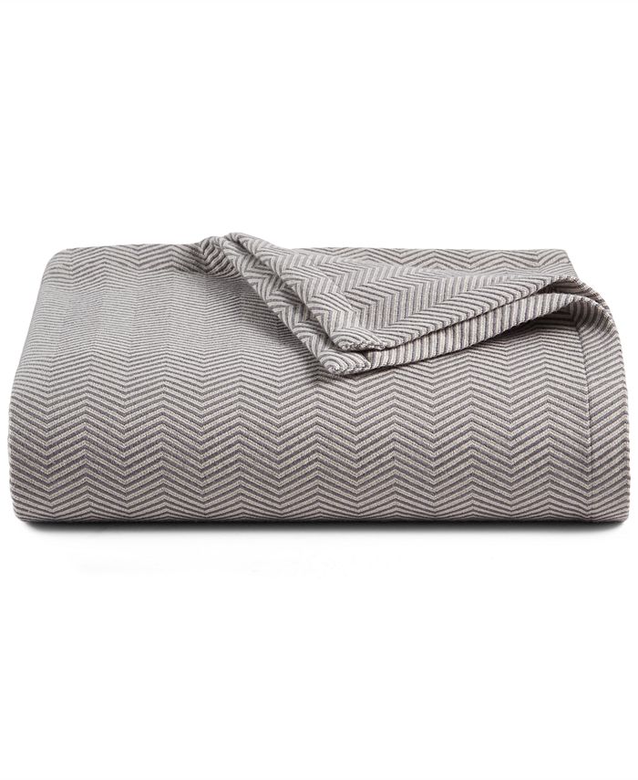 Hotel Collection Herringbone Blanket, King, Created for Macy's Macy's