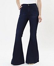 Regular Poly Lycra Ladies Bell Bottom Jeans, Waist Size: 28-38