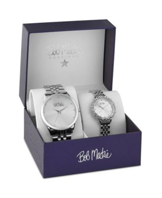 Bob Mackie Men's and Women's Silver-tone Base Metal Bracelet 2 Piece ...