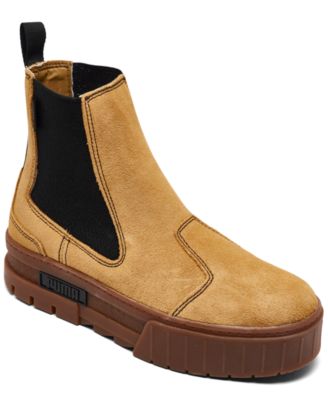 Puma Women's Mayze Chelsea Suede Boots from Finish Line - Macy's
