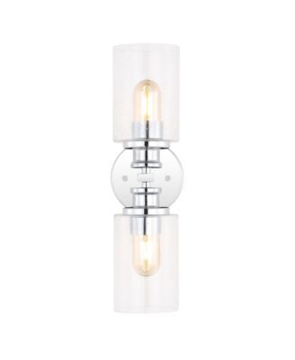 Jules Edison Cylinder 2-Light Farmhouse Contemporary LED Vanity