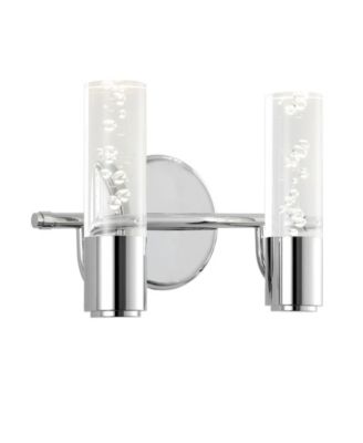 Bolha 2-Light Minimalist Modern Bubble Integrated LED Vanity Light