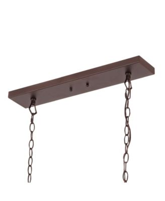 Pagoda Linear 6-Bulb Classic Traditional LED Pendant