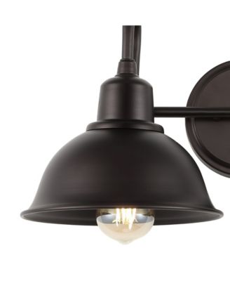 Frisco 2-Light Farmhouse Industrial LED Vanity