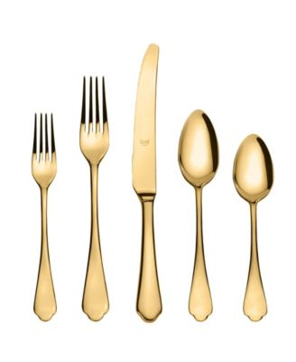 Dolce Vita Mirror Oro Flatware Set, 20 Piece