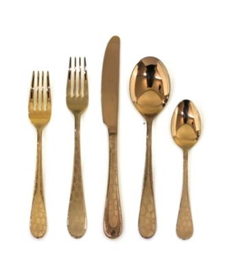 Coccodrillo Bronzo Flatware Set, 20 Piece
