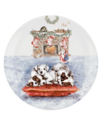 macy's christmas plates