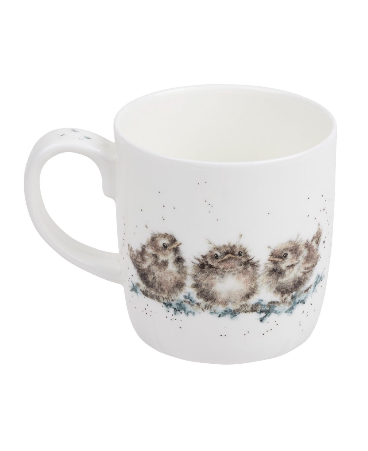 Royal Worcester Wrendale Feather Your Nest Mug, Set of 4