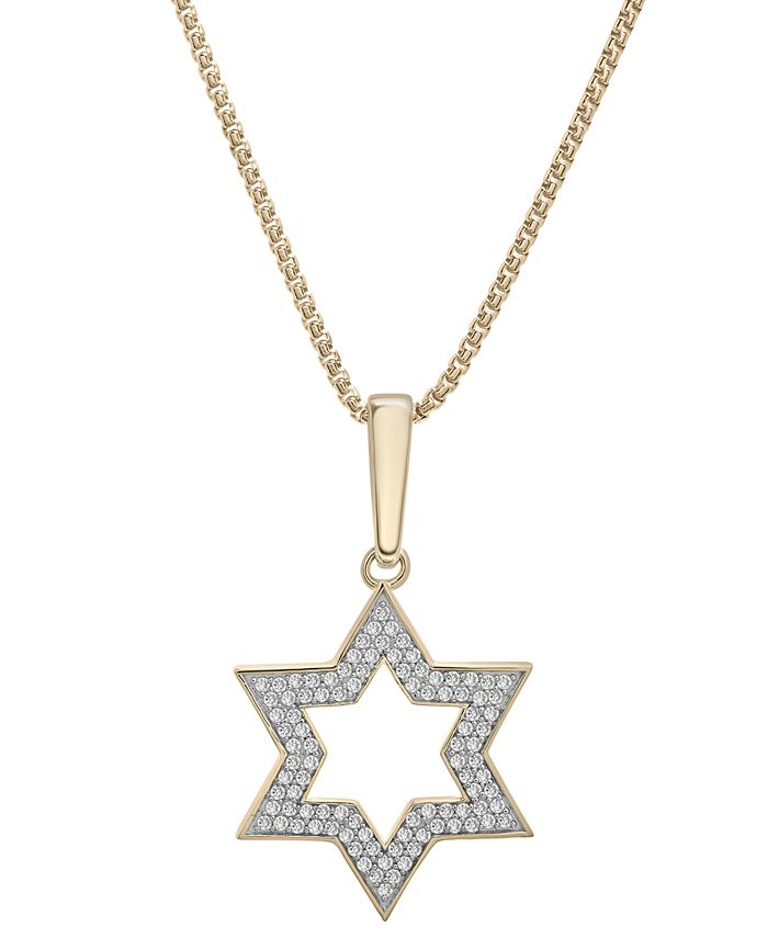 Macy's star of david on sale necklace