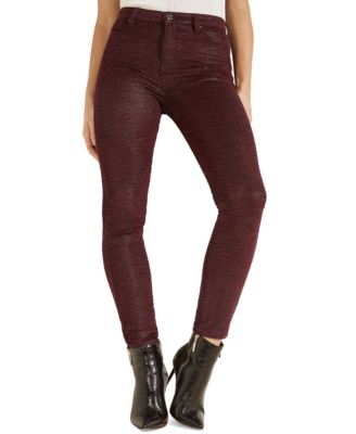 GUESS - Ultimate Shimmer Printed Skinny Jeans