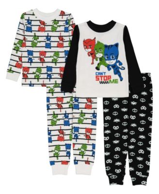 Toddler Boys Pj Mask Pajamas, 4 Piece Set