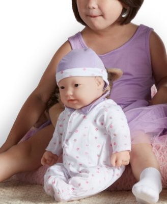 La Baby Asian 20" Soft Body Baby Doll Purple Outfit