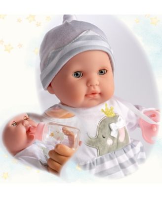 Berenguer Boutique 15" Soft Body Baby Doll Purple Outfit