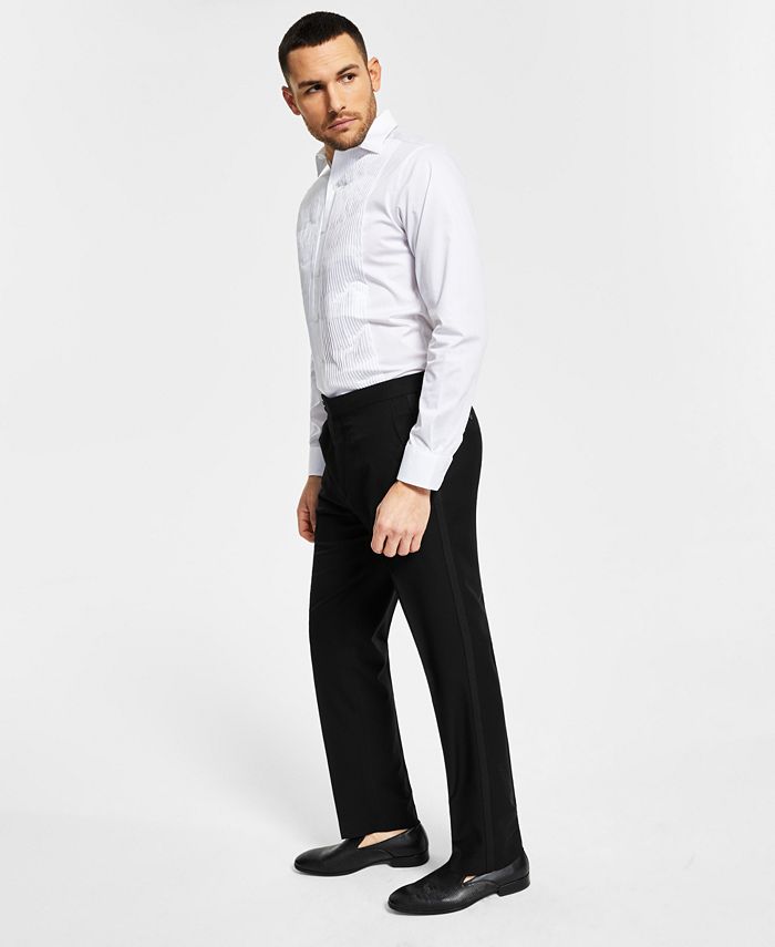 Alfani Men's Classic-Fit Stretch Black Tuxedo Pants, Created for Macy's -  Macy's