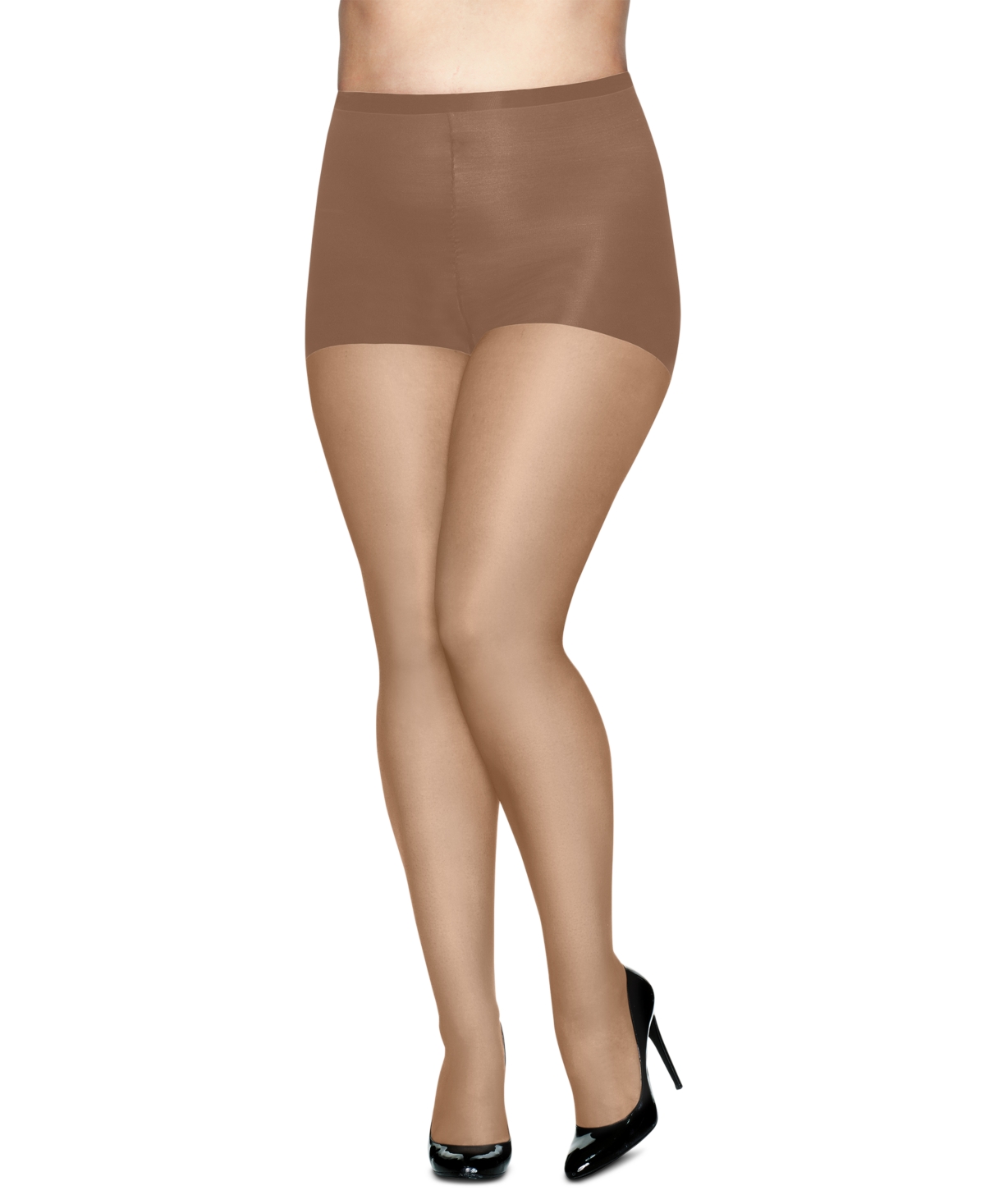 Hanes Plus Size Absolutely Ultra Sheer Control Top Pantyhose