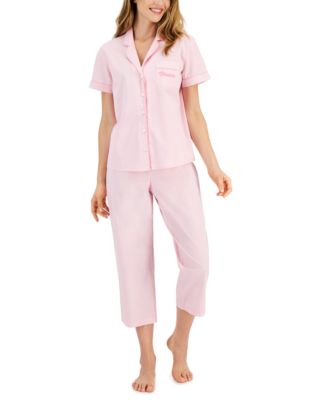 Charter Club Mama Notch-Collar Short 