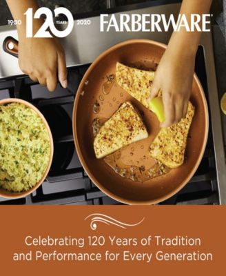 Glide Copper Ceramic Nonstick Straining 3 Qt Saucepan