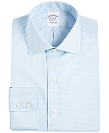 Men's Regent Classic/Regular Fit Non-Iron Dobby Mini Neat Dress Shirt