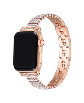 Macy\'s Rose Gold Crystal Apple Watch Band and Bezel Set 38-49Mm COACH Women main image 3
