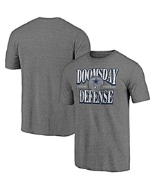 Men's Heathered Gray Dallas Cowboys Hometown Collection Doomsday Defense T-shirt