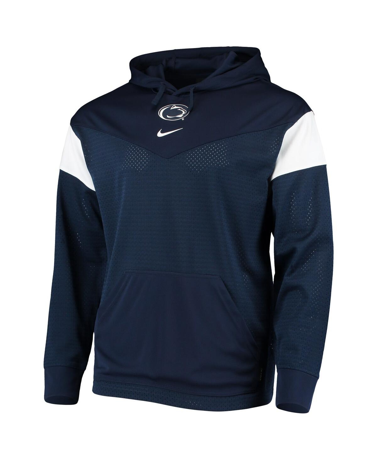 Shop Nike Men's Navy Penn State Nittany Lions Sideline Jersey Pullover Hoodie