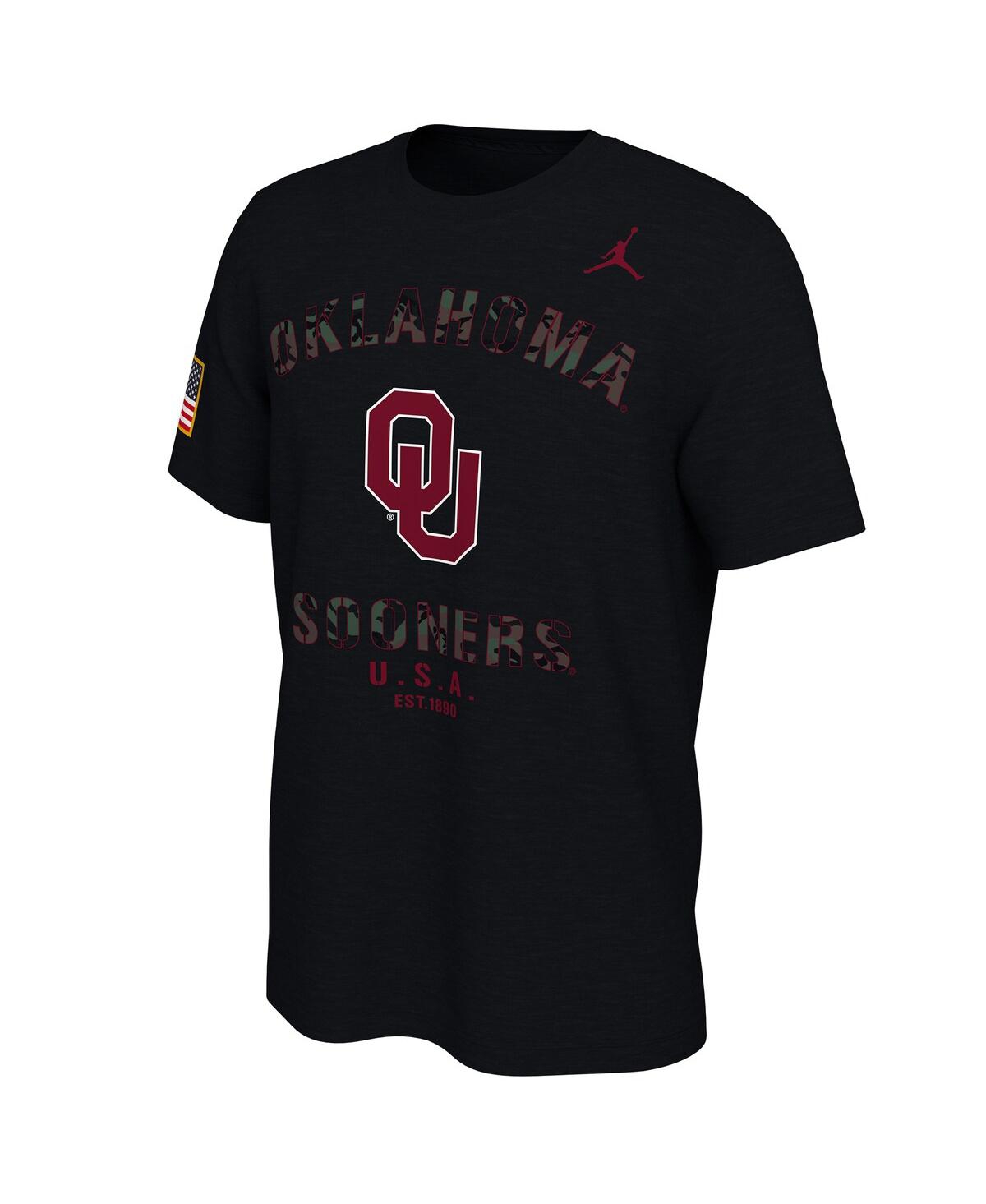 Men'sOklahoma Sooners Veterans Day T-shirt - Black