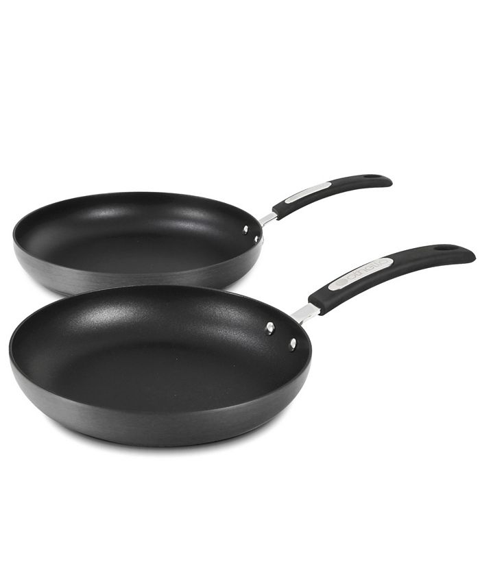 OTHELLO 2-Piece Aluminum Induction Frying Pans Nonstick Set, 9.5 and 11  Set CH-GAP2 - The Home Depot