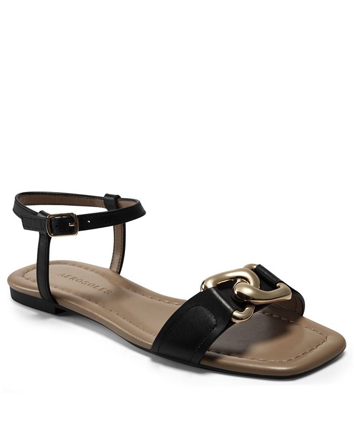 Aerosoles Women's Yoyo Tailored Flat Sandals Macy's