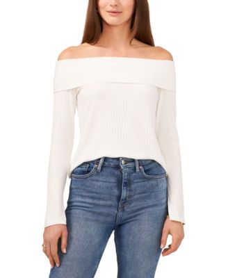 guess white off the shoulder top