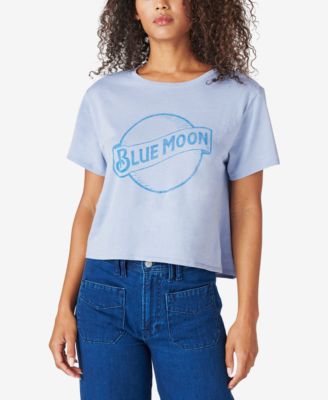 Lucky Brand - Blue Moon Cropped Graphic T-Shirt