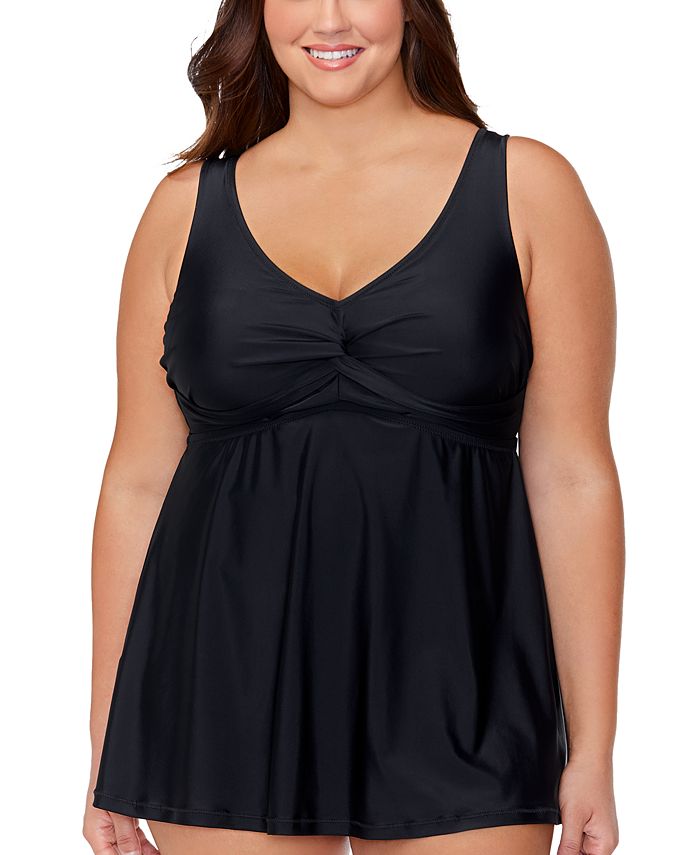 Raisins Curve Trendy Plus Size Lucia Swimdress Macy's