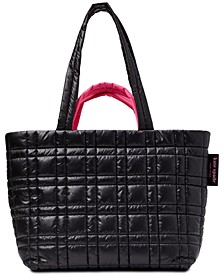 Quilted Nylon Large Tote
