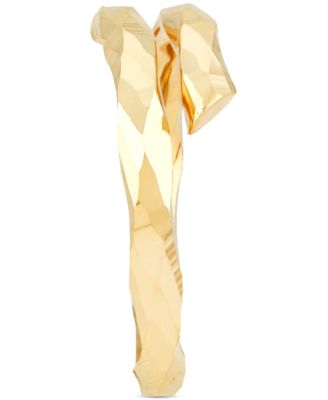 Polished Bypass Statement Ring in 10k Gold