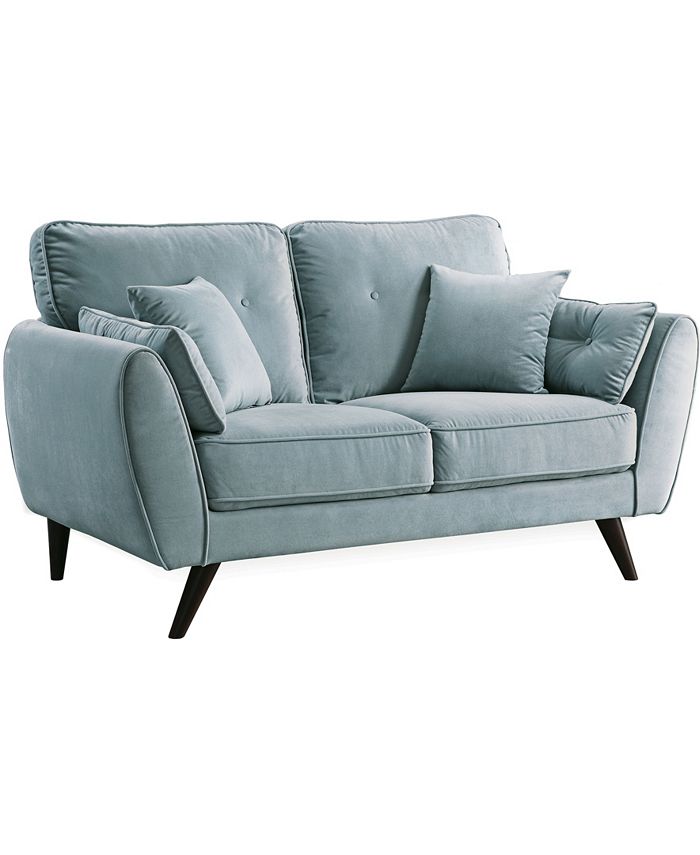 Furniture of America Hulla Upholstered Loveseat Macy's