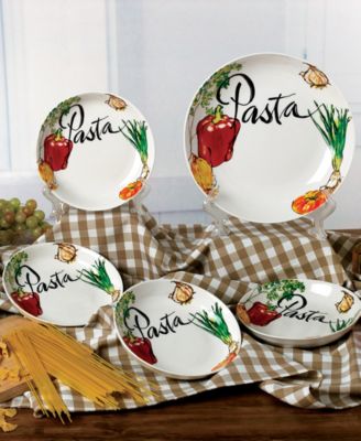 Vegetable Porcelain Pasta by Set of 5