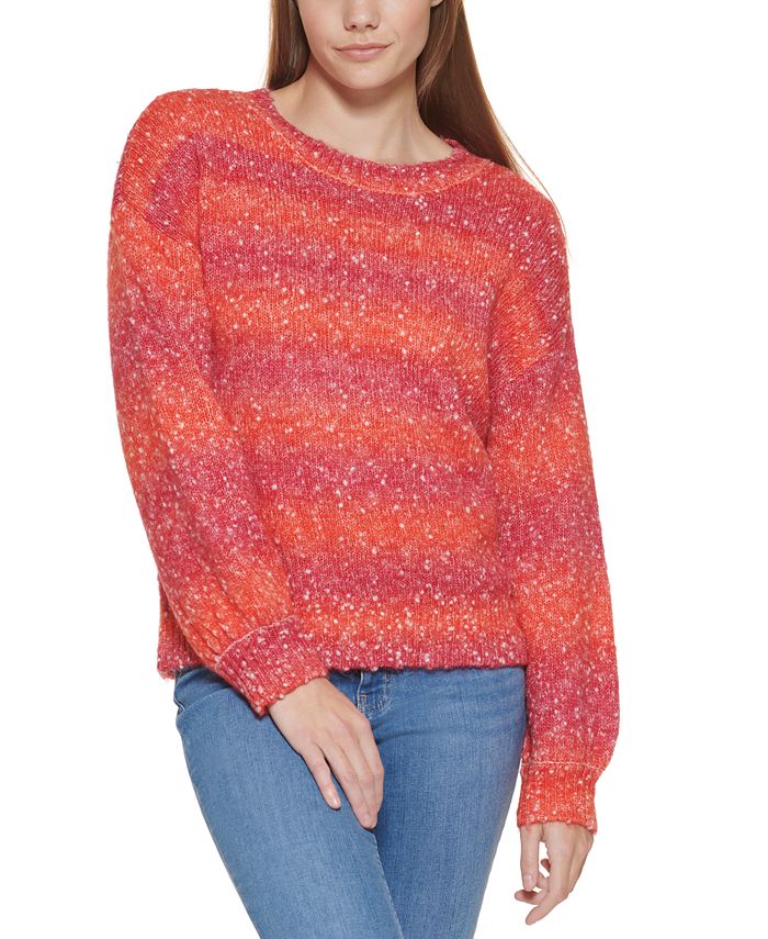 Calvin Klein Ombre Stripe Sweater Macys